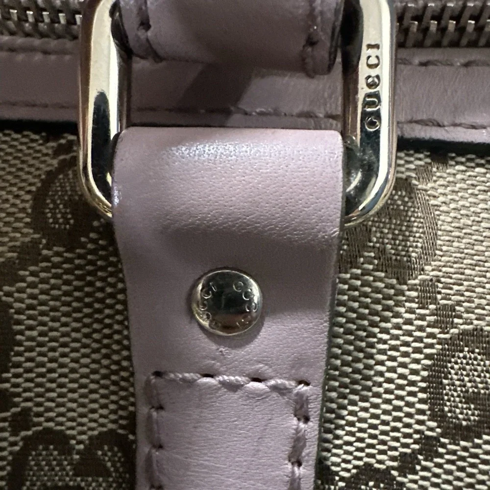 Authentic Pink Gucci Boston Bag